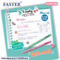 0.38mm fast point pen blue ink (fruit fruity Korean production) 3-6-12 stick Pen Press faster CX-916 Fan Pen good pen cute pens. 