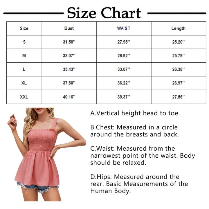 Female%20Summer%20Sleeveless%20Suspenders%20Pleated%20Ruffle%20Slim%20Tunic%20Casual%20A-line%20Tops%20Vest%20Solid%20Color%20Daily%20Outdoor%20Versatile%20Cloth%20-%20Image%205