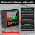 Magnetic Digital Angle Finder with Electronic Laser Gauge Protractor Inclinometer Level Magnets Level Ruler Angle Slope 0-90°.
