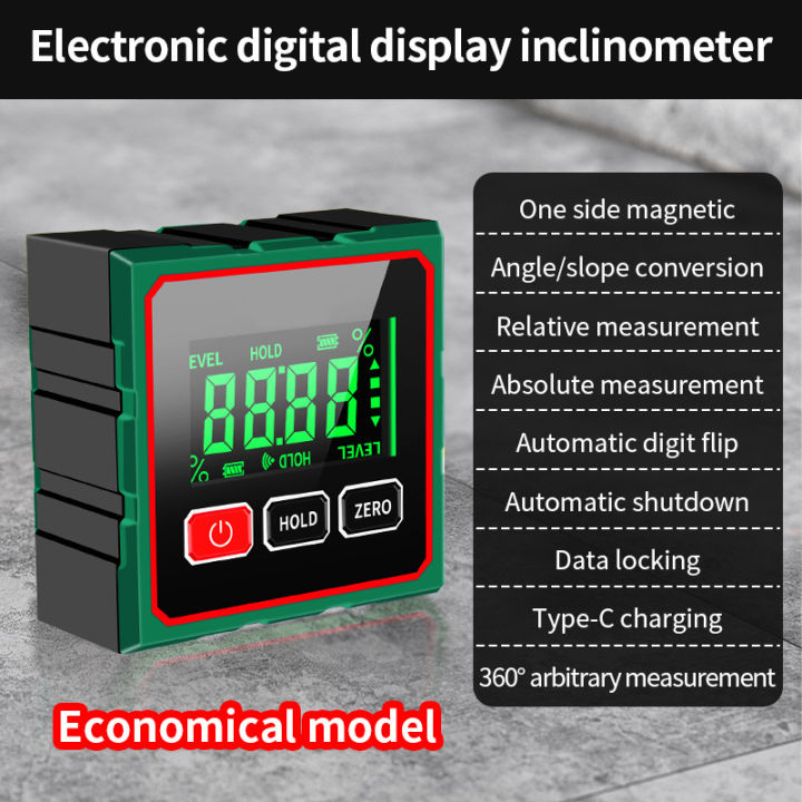 Magnetic%20Digital%20Angle%20Finder%20with%20Electronic%20Laser%20Gauge%20Protractor%20Inclinometer%20Level%20Magnets%20Level%20Ruler%20Angle%20Slope%200-90%C2%B0%20-%20Image%207