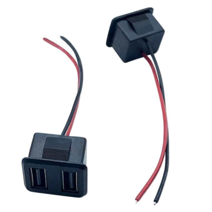 Phone Power Socket Double Layer USB Female Base Socket Lamp Mobile Phones Charging Socket ...