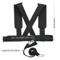 Sled Harness Workout Resistance and Assistance Trainer Physical Training Resistance Rope Kit Improving Speed, Stamina & Strength. 