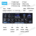AK35/AK45/AK55 Sound Amplifiers Bluetooth Digital Amplifier for Home Car Karaoke 2 Channel HiFi Stereo AMP FM USB Remote Control. 