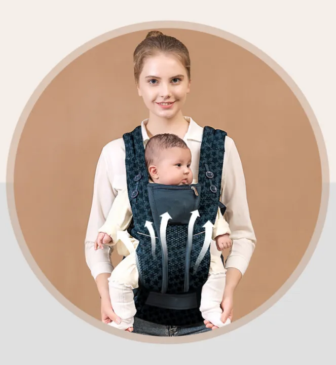 Egobaby%20Omni%20Breeze%20Baby%20Carrier%20All%20Carry%20Positions%20Breathable%20Mesh%20with%20Enhanced%20Lumbar%20Support%20&%20Airflow%20(7-45%20Lb)%20-%20Image%204
