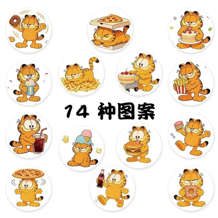 Garfield%20Pooky%20Nemo%20Odie%20Irene%20Cute%20Two-Dimensional%20Curly%20Stickers%20Notebook%20Scooter%20Decoration%20Graffiti%20Stickers%20Holiday%20-%20Image%202