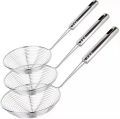 Fry Pakora Strainer Stainless Steel Easy to Handle or wash Chips or Chicken Fried Fry. 