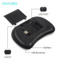 I8 Backlit Mini Wireless Keyboard English 2.4G Air Mouse Remote Touchpad for Android TV Box PC X96 H96 Max 7 Color. 