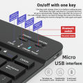 Mini Bluetooth Keyboard RGB Wireless Keyboard 10 inch Backlit Keyboard Backlight Touchpad Keyboard for IOS Android Windows iPad. 