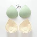 Woman Swimsuit Padded Sponge Foam Push Up Pads Enhancer Chest Cup Thick Bikini Swimwear Inserts Triangle Bra Pad.