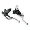 Universal CNC Motorcycle Adjustable Brake Clutch Levers Motorbike Brake Lever Handle Bar Motor Grips For YAMAHA Honda Suzuki. 