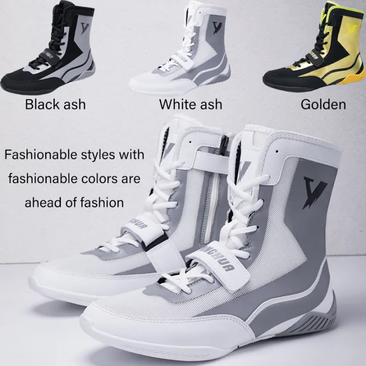 New%20Pro%20Wrestling%20and%20Boxing%20Shoes,%20Men's%20Mesh%20Breathable%20Training%20Flying%20Wrestling%20Boots%20Lightweight%20Sneakers%20-%20Image%205
