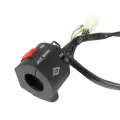 2PCS 7/8'' Motorcycle Handlebar Switch Assembly Control Set for Suzuki GS125 GN125 GS GN 125 Indicators Lights Horn Switches. 