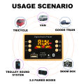 DC 12V Car MP3 WMA Decoder Board Audio Module USB TF FM Radio LINEIN Bluetooth 5.0 Wireless Music MP3 Player With Remote Control.