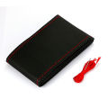 Car Steering Wheel Cover Needles And Braid Thread Artificial Leather Car Covers Suite 3 Color DIY Texture Soft Auto Accessories. 