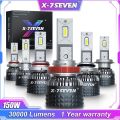 HB3/4(9005/6) - X-7Seven Zeus Series LED Headlights For High Beam - 6500k White - 150watts 30000Lumens - USA - With One Year Warranty. 