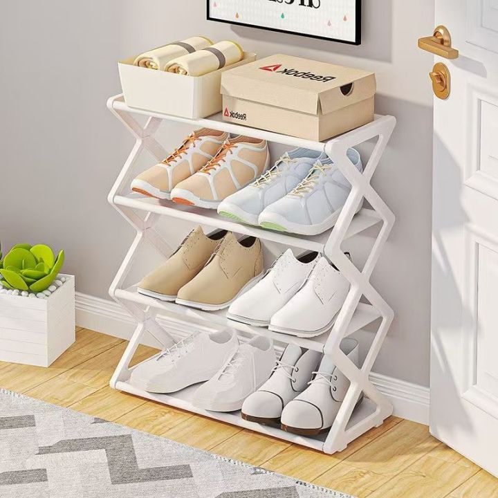 4-Tier%20Foldable%20X-Shape%20Shoe%20Rack,%20No%20Assembly%20Space%20Saving%20Organizer,%20Freestanding%20Storage%20Shelf,%20for%20Entryway,%20Hallway,%20Closet%20-%20Image%203