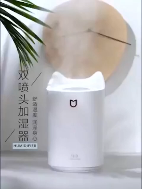 Prime Picks Premium 2300ML Double Spray Cool Mist Humidifier | Dual Nozzle Aroma Diffuser | Large Capacity Silent Air Humidifier with LED Night Light & Auto Shut-Off for Bedroom, Home & Office