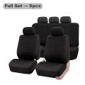 Four Seasons Fashion Universal 9 pcs Car Seat Cover Polyester Fabric Car Seat Cover.