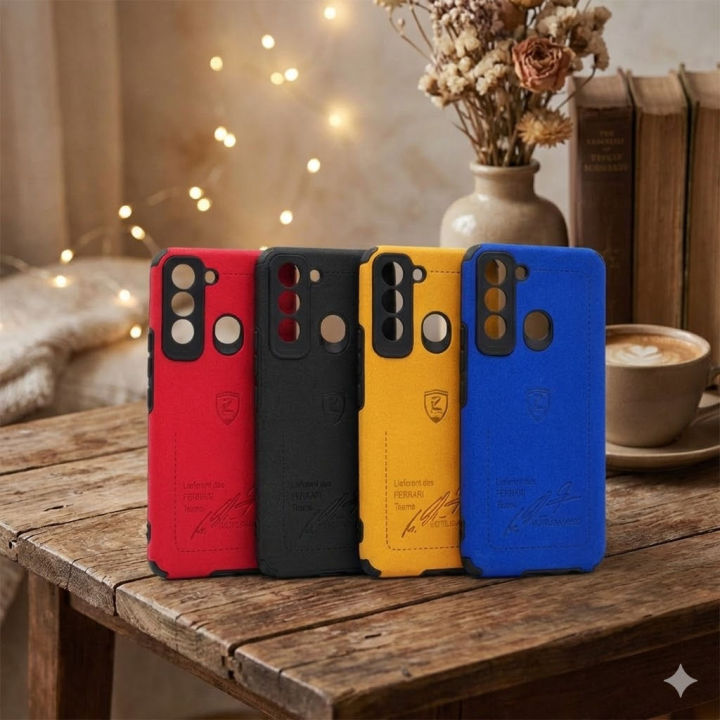 Tecno Pop 5 Lite Back MultiCover Soft Texture Leather Style Pop 5 Lite Case For Boys