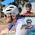 Scvcn New Men's UV400 Photochromic Cycling Sunglasses Women Sports Running Eyewear for Men Glasses Road Bike Bicycle Goggles.