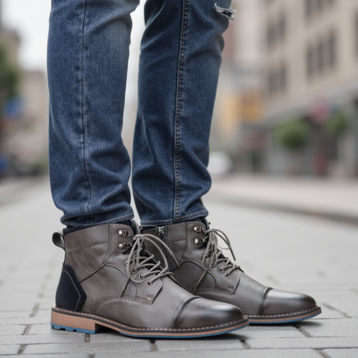 Size%207-13%20Ankle%20Boots%20For%20Men%20Men's%20Leather%20boots%20Brand%20Boot%20for%20men%20#AL605%20-%20Image%205