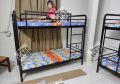 Metal Bunk Bed / Corner Less Double Storey Bed / Double Dacker Space Saving Bed. 