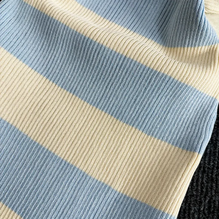 2024%20Stripe%20Summer%20Elastic%20Split%20Bodycon%20Dress%20%20Beach%20Vacation%20Sundress%20Women%20Casual%20Slim%20Pencil%20Vestidos%20Maxi%20Long%20Dress%20-%20Image%205