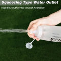 NEWBOLER 300ml/500ml/700ml Soft Flask Foldable Silicone Water Bottle TPU Running Kettle for Outdoor Camping Running Cycling. 
