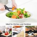 Clever Cutter 2 in 1 Food Chopper Kitchen Scissors Smart Cutter Kitchen Knife Shears Vegetable Slicer Dicer with Cutting Board. 