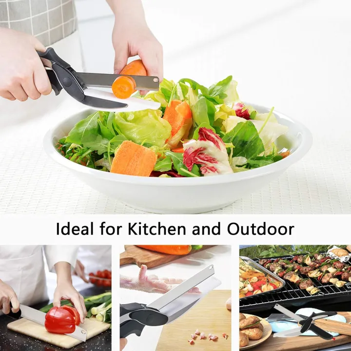 Clever%20Cutter%202%20in%201%20Food%20Chopper%20Kitchen%20Scissors%20Smart%20Cutter%20Kitchen%20Knife%20Shears%20Vegetable%20Slicer%20Dicer%20with%20Cutting%20Board%20-%20Image%205