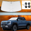 Car Windshield Sun Shade Blocks Ray Reflector Window Visor Shield Cover Foldable Parasol  1 Piece For BYD Shark 6 2024 2025. 
