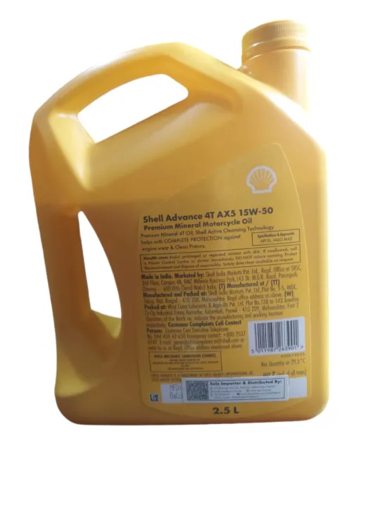 Shell%20Advance%2015W50%20AX5%20Premium%20Mineral%20Engine%20Oil%202.5L%20For%20Royal%20Enfield%20Bullet%20Bike%20-%20Image%202