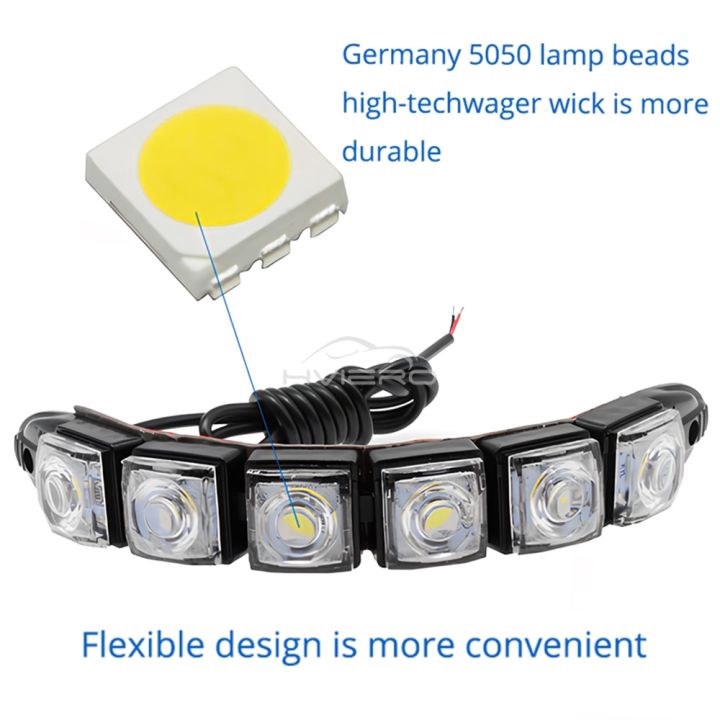 2X%20Waterproof%20DRL%206Chips%20Led%20Car%20Auto%20Decorative%20Flexible%20Daytime%20Running%20Light%20Driving%20Led%20Strip%20Headlight%20Fog%20Backup%20Trunk%20Led%20-%20Image%206