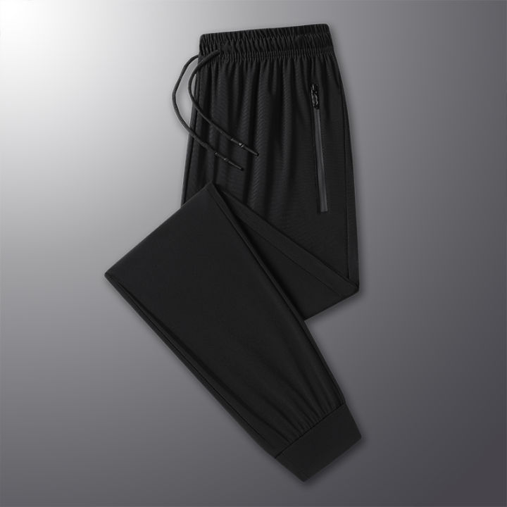 New%20High-quality%20Ice%20Silk%20Quick%20Drying%20Pants%20For%20Men's%20Summer%20Loose%20High%20Elasticity%20Outdoor%20Sports%20Running%20Fitness%20Leisure%20Pants%20-%20Image%204