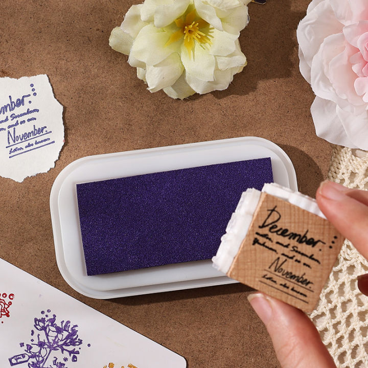 Color Box Ink Retro Color Box ink for DIY Crafts Scrapbooking Ink Pads Wooden Stamps ...