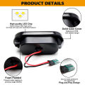 For VW Golf 3 4 MK3 MK4 Passat 3BG Polo 6N 9N Bora Vento Dynamic Side Marker Turn Signal Sequential Blinker Light.