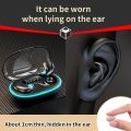 X55 Sleeping Earbuds Wireless Mini Headphones For Work TWS Bluetooth Earphone Stereo Hidden Headsets with Mic HD Call Sport.