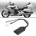 3‑Pin AUX Bluetooth Wireless Audio Cable Adapter Stereo Music Fit for GL1800 Goldwing AUX Stereo Connector Audio Cable Adapter. 
