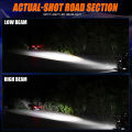 OSRAM Original Motorcycle HS1 LED Headlight Bulb DC AC 12V Universal HS1 High/Low Car Lamps  1:1 PX43T 7285CW 6000K White 1 Pc. 