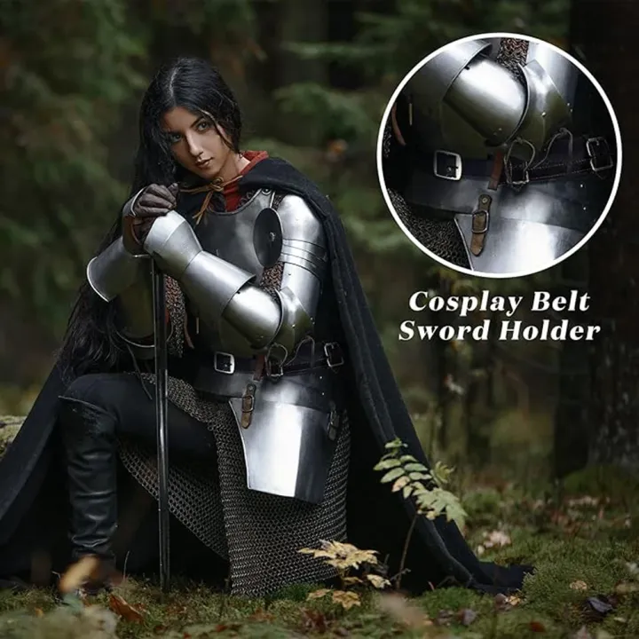 Cosplay%20Retro%20Sword%20Belt%20with%20Adjustable%20Samurai%20Scabbard%20PU%20Leather%20Knight%20Sword%20Stand%20Wasit%20Blet%20-%20Image%202