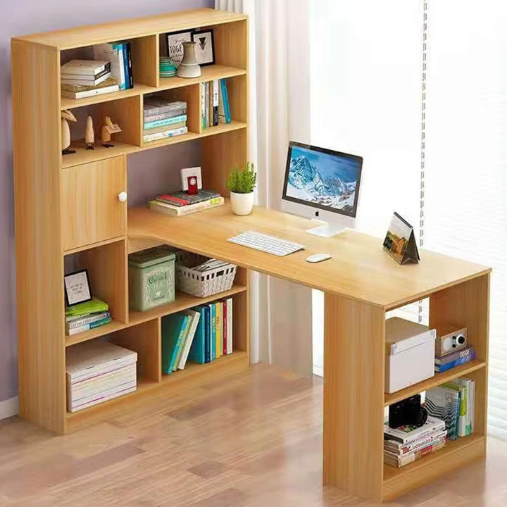 AndorMahal MDF Classic Reading Table With Bookshelf (5ft by 5ft by 16inch)