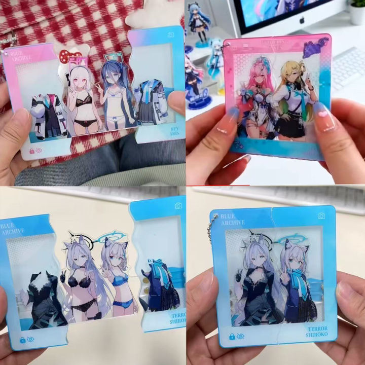 Game%20Blue%20Archive%20Azur%20Lane%20IJN%20Taih%C5%8D%20Yozakura%20Kirara%20Cosplay%20Keychain%20Acrylic%20Keyring%20Key%20Chain%20Bag%20Accessories%20Ornament%20Props%20-%20Image%206