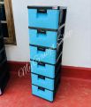 Drawer Cupboard 6 in 1 Rattan design uniplast baby drawer cupboard office drawer cupboard multi blue pink storage wardrobe. 