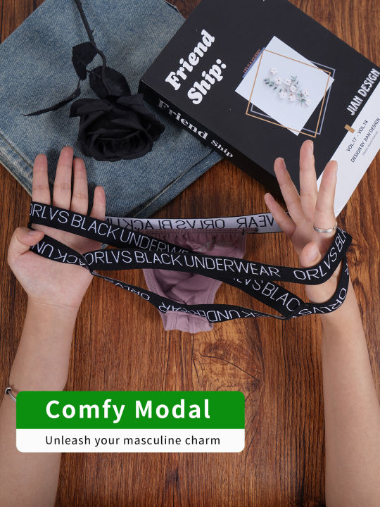 Men's%20ORLVS%20Jockstraps%20Thin%20Letter%20Print%20Waistband%20U%20Convex%20Pouch%20Modal%20%20Sport%20Underwear%20-%20Image%206