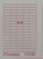 85 Labels on A4 size Sticker Sheet for Barcode Pack of 100 sheets. 