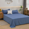 1 pc Bed Flat Sheet for Double Bed Plain Solid Color Top Sheets Single/Queen/King Flat Bedsheets Soft Home Bed Linen Sheets. 