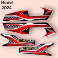 Sticker for Bike 125/Tanki  and Tapa  Sticker for 125 Honda Motorcycle/tinkini tappy Sticker for 125 Honda /tapa sticker  for 125 Honda/tanki sticker for 125/tapa sticker fancy/Decoration parts/Honda sticker for tanki tapa/color Red (335). 