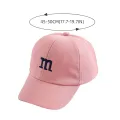 Summer Baby Hat For Kids Baseball Cap Girls Boy Hats Summer Baby Sun Hat Hip Hop Embroidered Letter M Caps 0-4 Years. 