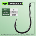 9KM 50Pcs Baitholder Hook, Fishing Hooks Keeper, Circle Hook High Carbon Steel for Freshwater & Saltwater.