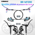 TANKE MT200 Bike Hydraulic Disc Brake MTB Brake BL BR 800/1600mm Bicycle Brake 2 Piston 3 Finger Steel Lever Bike Parts Upgrade. 